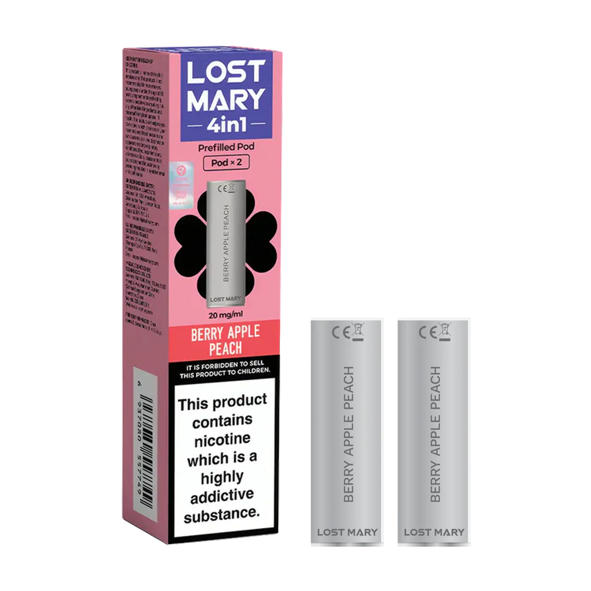 Berry Apple Peach Lost Mary 4in1 Pods