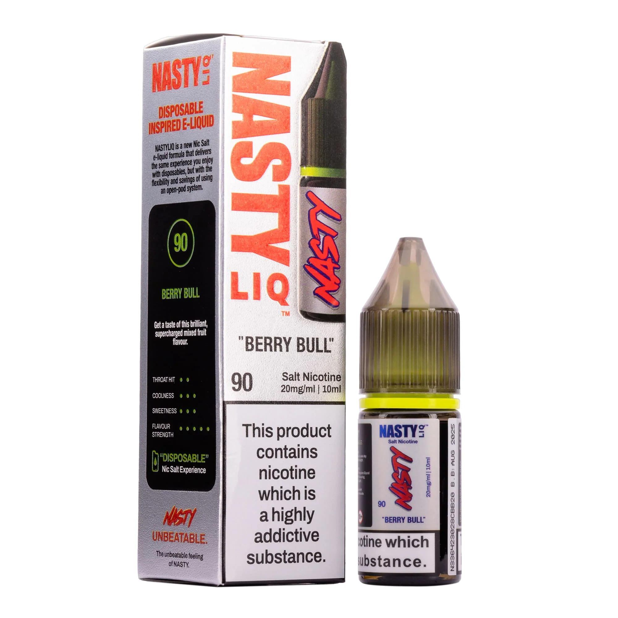 Berry Bull Nic Salt E-Liquid by Nastyliq
