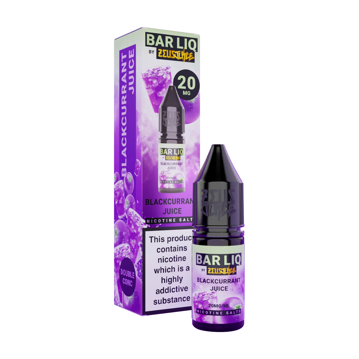 Blackcurrant Juice Zeus Juice Bar Liq Nic Salt
