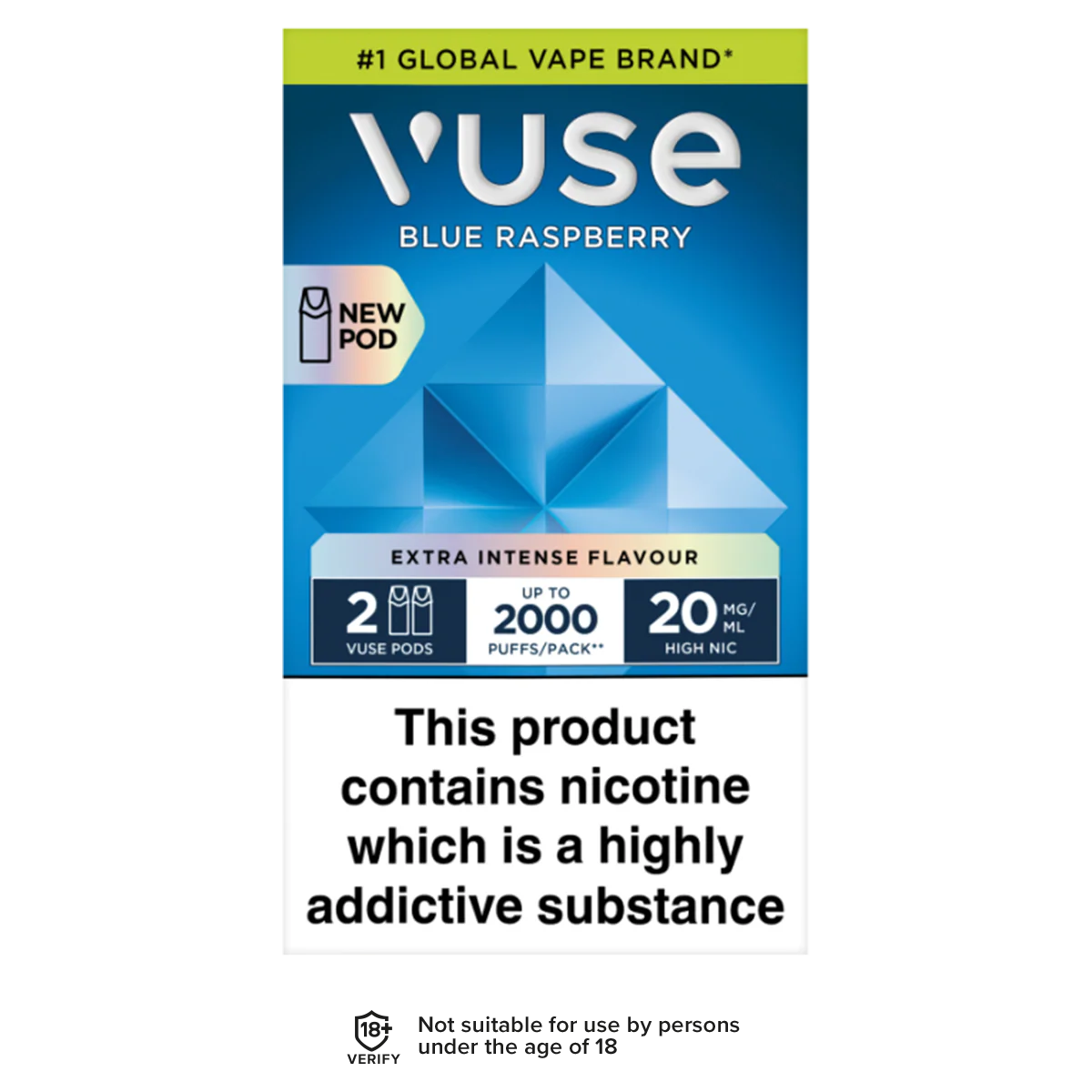 Blueberry Raspberry Vuse Pro Pods - Image 2