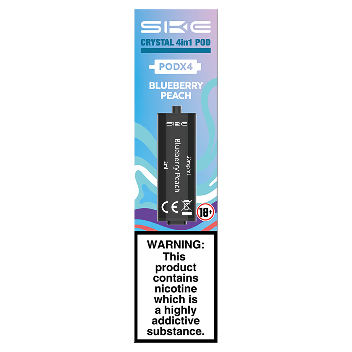Blueberry Peach SKE Crystal 4in1 Pods