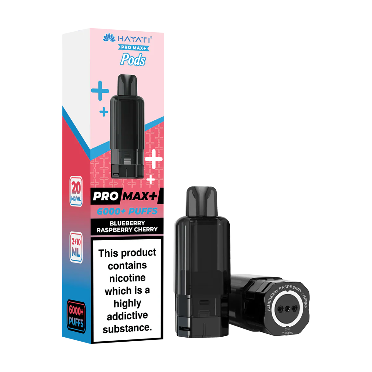 Blueberry Raspberry Cherry Hayati Pro Max+ Refill Pack
