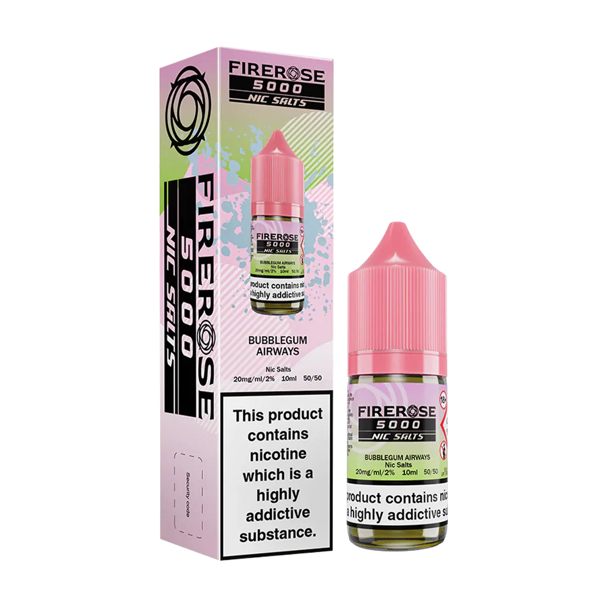 Bubblegum Airways Nic Salt by ELUX Firerose