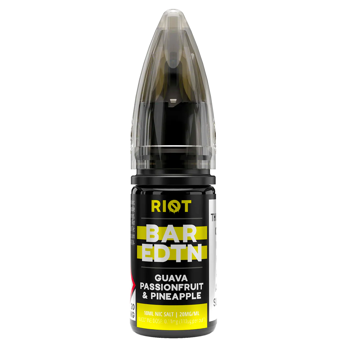 Guava Passionfruit Pineapple Riot Bar EDTN Nic Salt 10ml