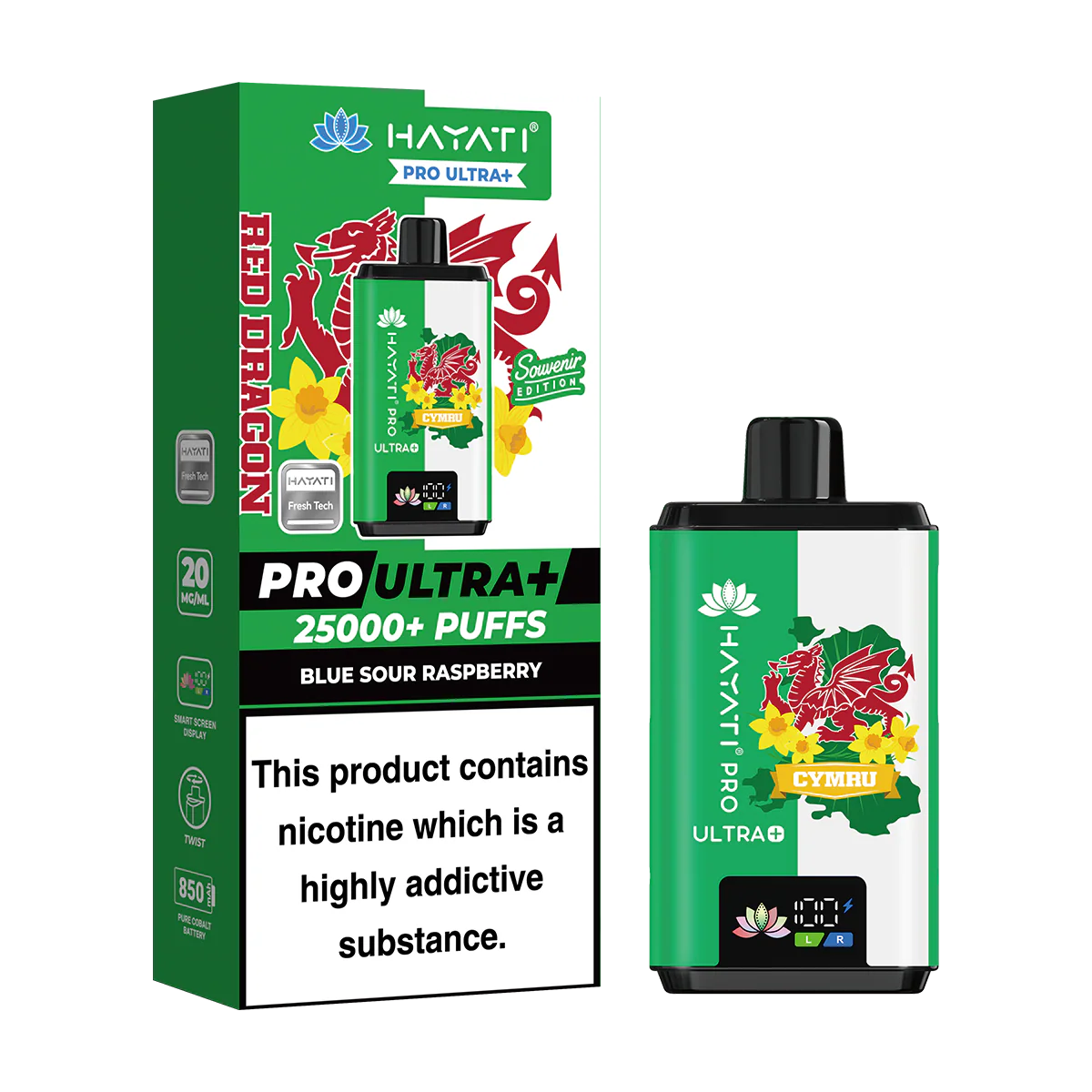 Hayati Pro Ultra Plus 25000 Wales Souvenir Edition - Image 3