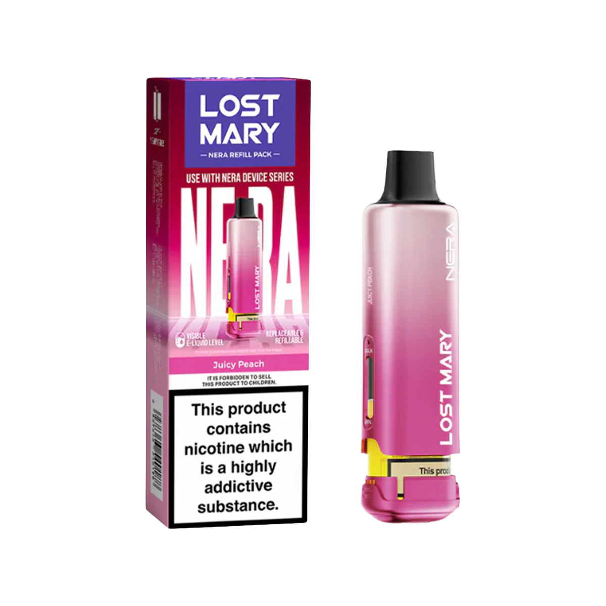Juicy Peach Lost Mary NERA15K Refill Pack