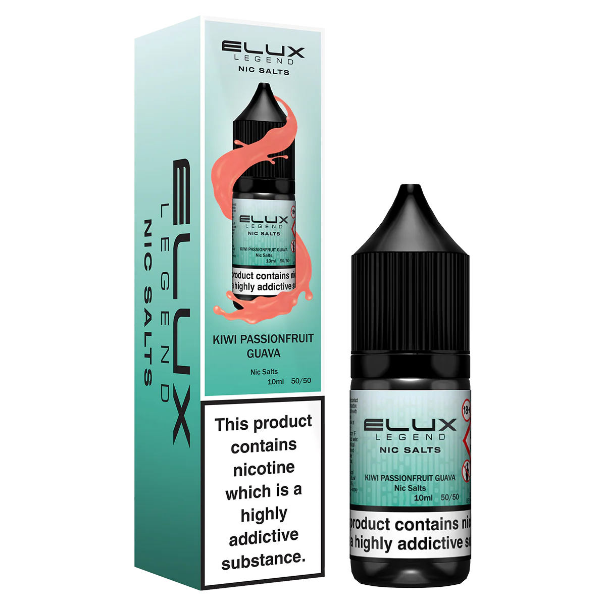 Kiwi Passionfruit Guava Nic Salt by Elux 10ml
