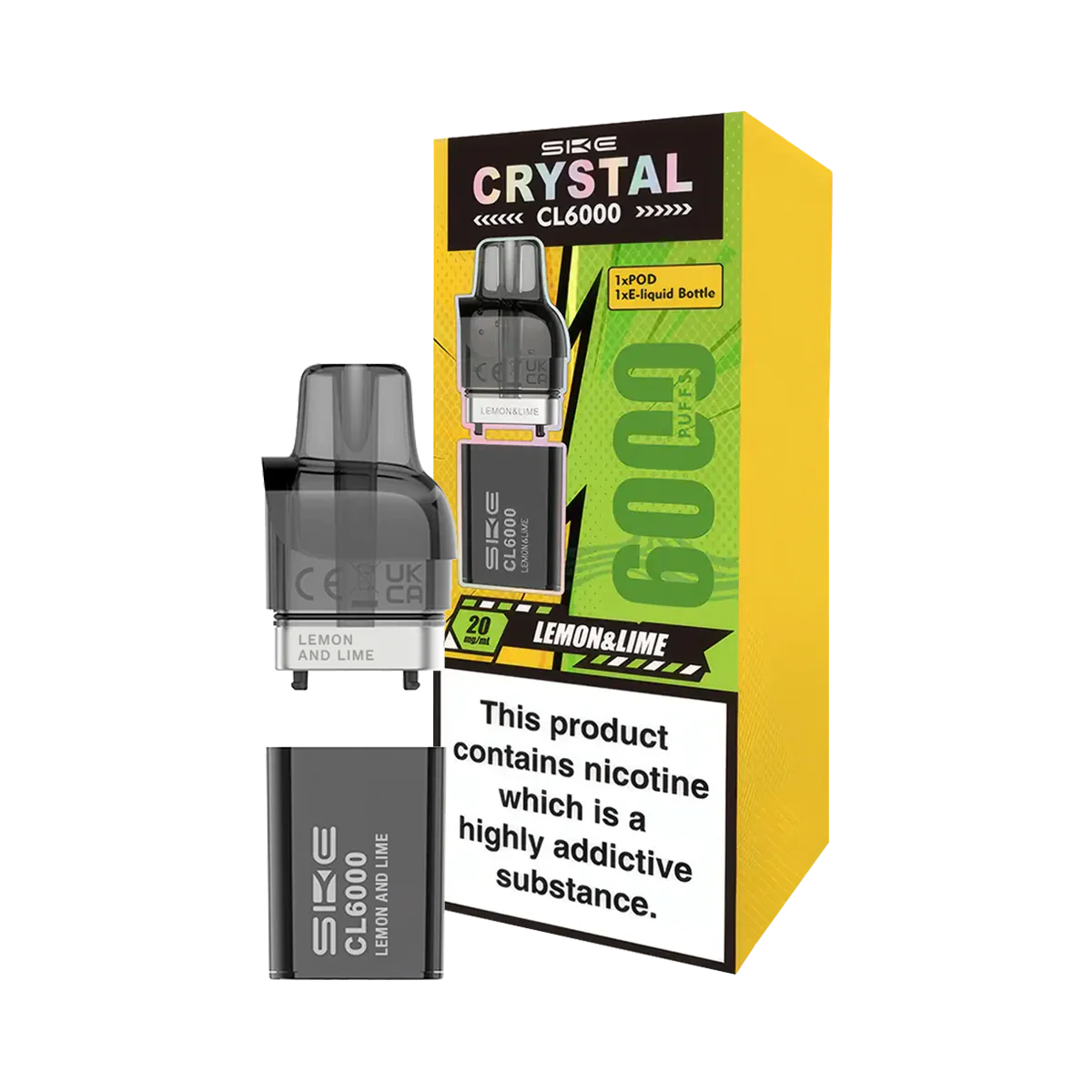 Lemon and Lime SKE Crystal CL6000 Pods