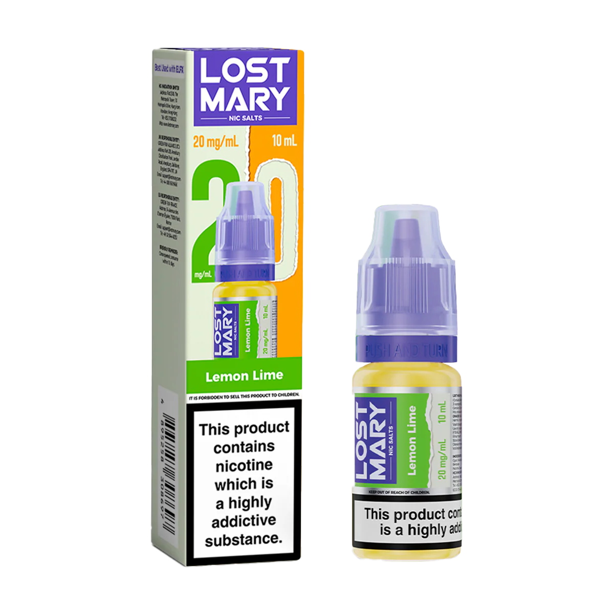 Lemon Lime Lost Mary Nic Salt