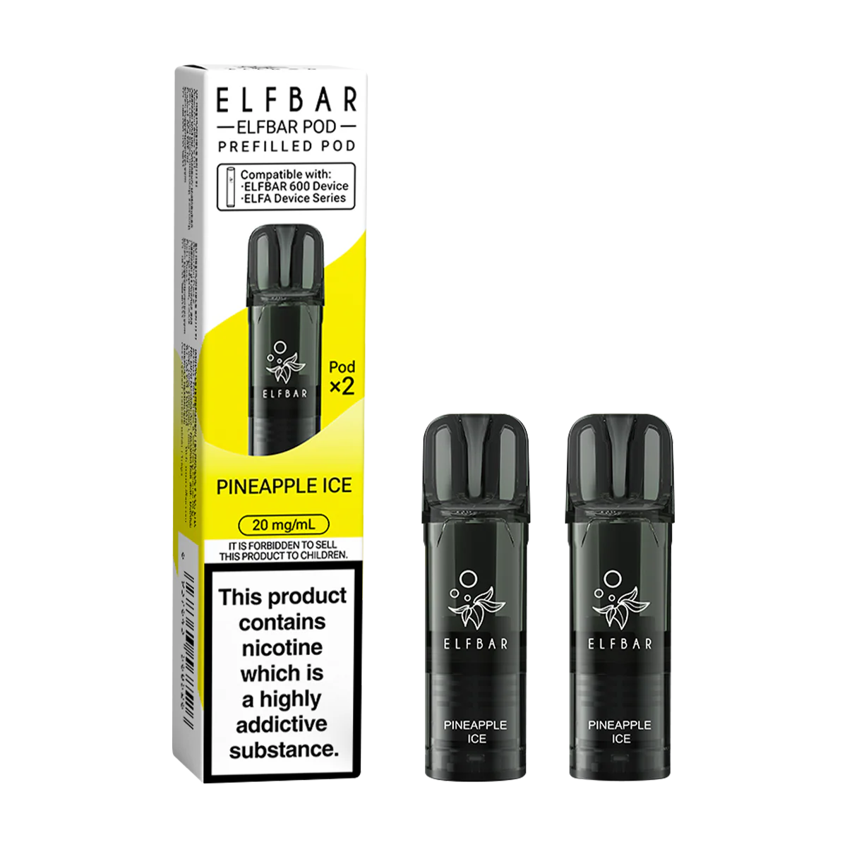 Pineapple Ice Elfbar 600 Pods