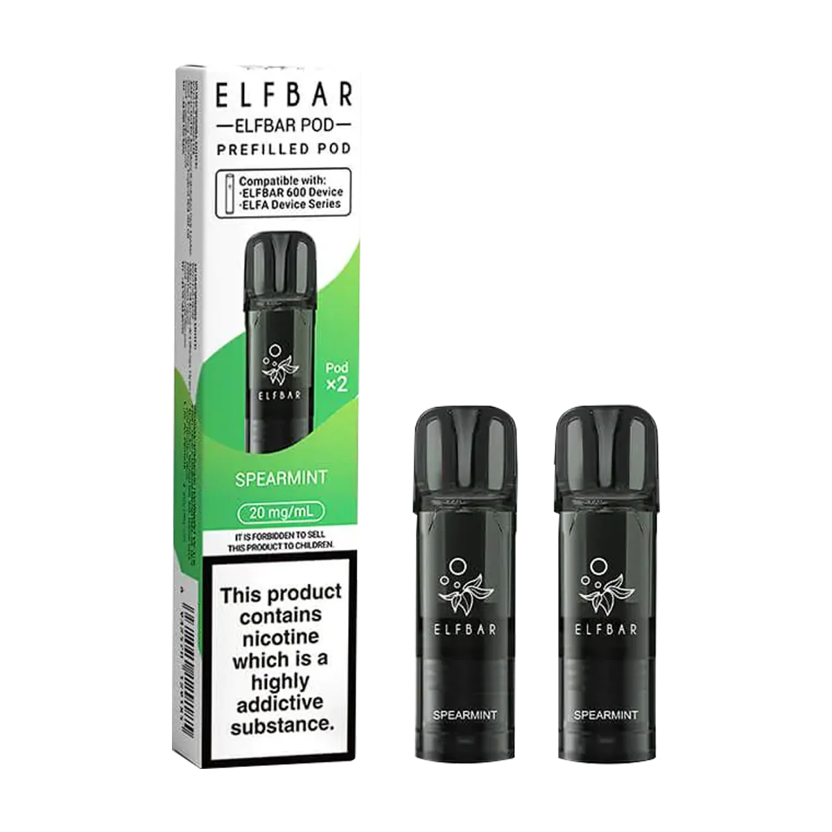 Spearmint Elfbar 600 Pods