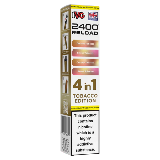 Tobacco Edition IVG 2400 Refill Pods