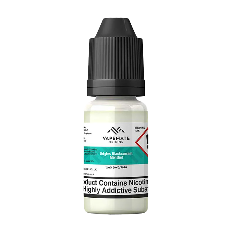 Vapemate Origins Blackcurrant Menthol 10ml