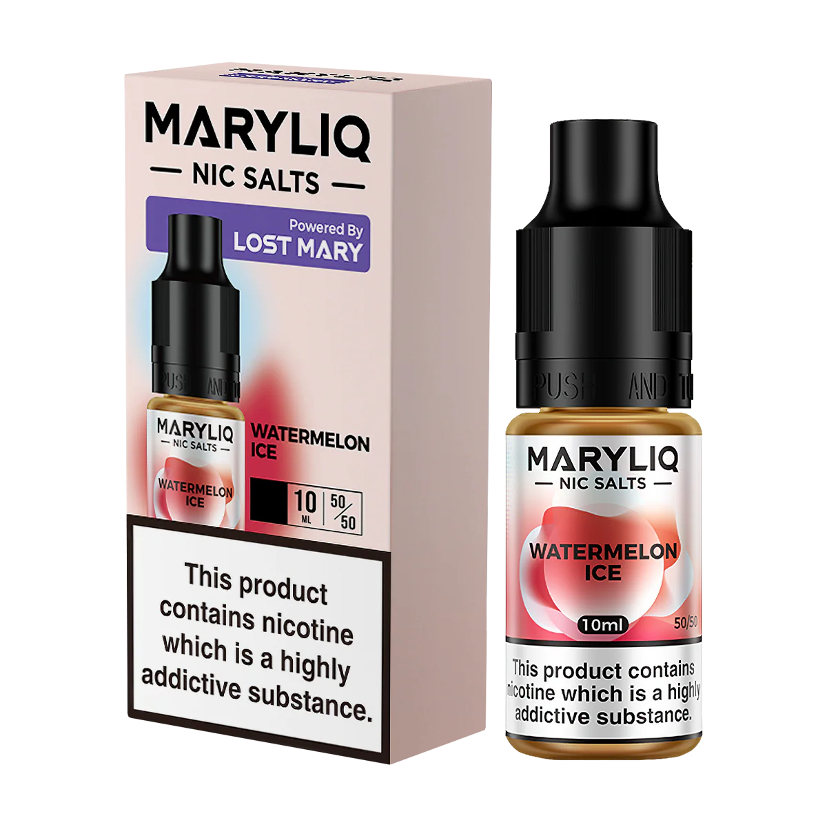 Watermelon Ice Maryliq Nic Salt by Lost Mary