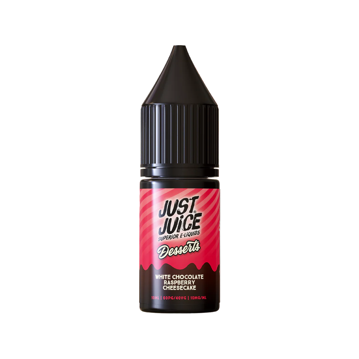 White Chocolate Raspberry Cheesecake Nic Salt by Just Juice Dessert